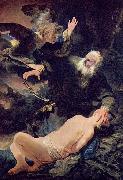 Rembrandt Peale sacrifice of Abraham Spain oil painting artist